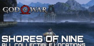 god of war shores of nine collectibles